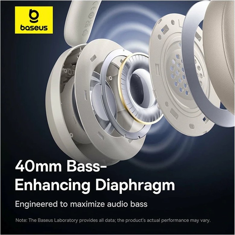 هدفون بی سیم باسئوس مدل Bass 35 Max